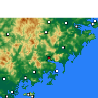 Nearby Forecast Locations - Yunxiao - Map