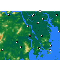 Nearby Forecast Locations - Xinhui - Map