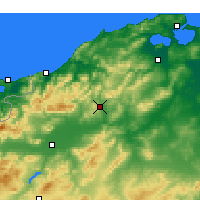 Nearby Forecast Locations - Béja - Map