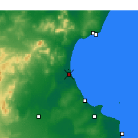 Nearby Forecast Locations - Enfidha - Map