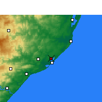 Nearby Forecast Locations - Richards Bay - Map