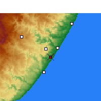 Nearby Forecast Locations - Margate - Map
