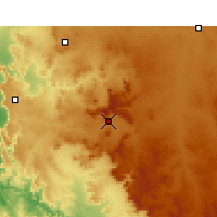 Nearby Forecast Locations - Calvinia - Map