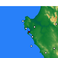 Nearby Forecast Locations - Langebaan - Map