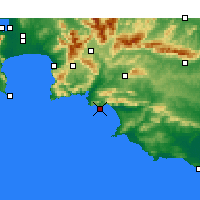 Nearby Forecast Locations - Hermanus - Map