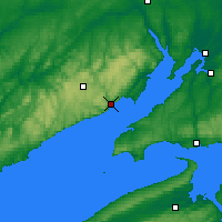 Nearby Forecast Locations - Fundy Park Cs - Map