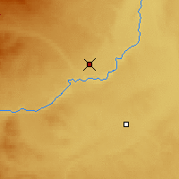 Nearby Forecast Locations - Fort Assiniboine - Map