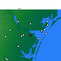 Nearby Forecast Locations - Corpus Christi - Map
