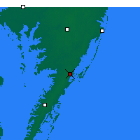 Nearby Forecast Locations - Wallops - Map