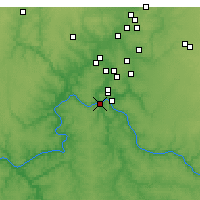 Nearby Forecast Locations - Covington - Map