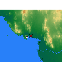 Nearby Forecast Locations - Empalme - Map