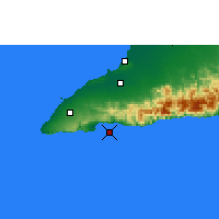 Nearby Forecast Locations - Cape Cruz - Map