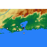 Nearby Forecast Locations - Rio de Janeiro - Map