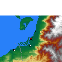 Nearby Forecast Locations - Machala - Map