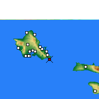 Nearby Forecast Locations - Honolulu - Map