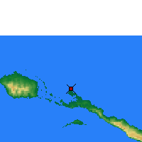 Nearby Forecast Locations - Kavieng - Map