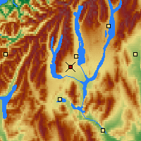 Nearby Forecast Locations - Twizel - Map