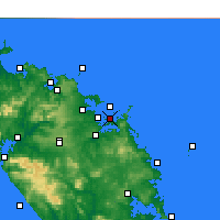 Nearby Forecast Locations - Purerua Peninsula - Map