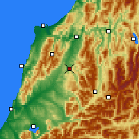 Nearby Forecast Locations - Reefton - Map