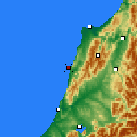 Nearby Forecast Locations - Punakaiki - Map