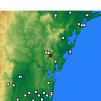 Nearby Forecast Locations - Peats Ridge - Map