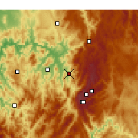 Nearby Forecast Locations - Khancoban - Map