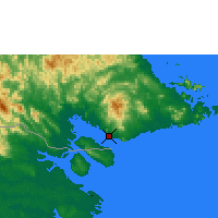 Nearby Forecast Locations - Tawau - Map