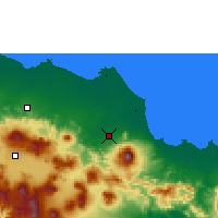 Nearby Forecast Locations - Jatiwangi - Map
