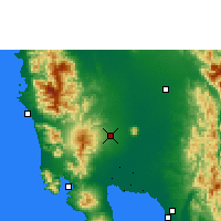 Nearby Forecast Locations - Clarkfield Pampanga Int - Map