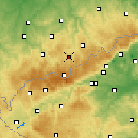 Nearby Forecast Locations - Annaberg-Buchholz - Map