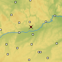 Nearby Forecast Locations - Kösching - Map