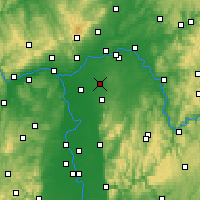 Nearby Forecast Locations - Egelsbach - Map