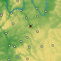 Nearby Forecast Locations - Bad Mergentheim - Map