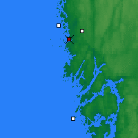 Nearby Forecast Locations - Fjällbacka - Map