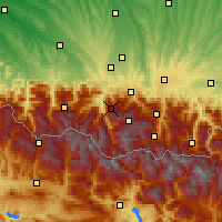 Nearby Forecast Locations - Hautacam - Map