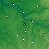 Nearby Forecast Locations - Nérac - Map