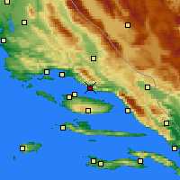 Nearby Forecast Locations - Omiš - Map
