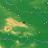 Nearby Forecast Locations - Orahovica - Map