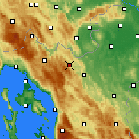 Nearby Forecast Locations - Vrbovsko - Map