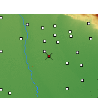Nearby Forecast Locations - Amroha - Map