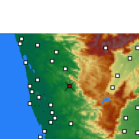 Nearby Forecast Locations - Erattupetta - Map