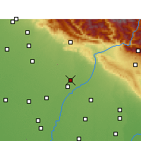 Nearby Forecast Locations - Jagadhri - Map