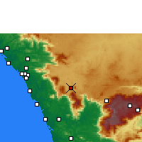 Nearby Forecast Locations - Kalpetta - Map