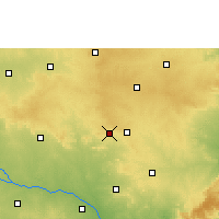 Nearby Forecast Locations - Mahbubnagar - Map