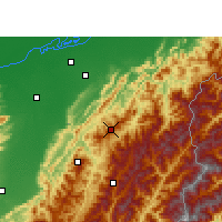 Nearby Forecast Locations - Mokokchung - Map