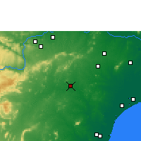 Nearby Forecast Locations - Vinukonda - Map