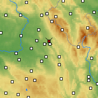 Nearby Forecast Locations - Rychnov nad Kněžnou - Map