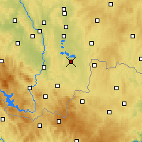 Nearby Forecast Locations - Třeboň - Map