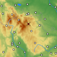 Nearby Forecast Locations - Vrbno pod Pradědem - Map