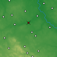 Nearby Forecast Locations - Białobrzegi - Map